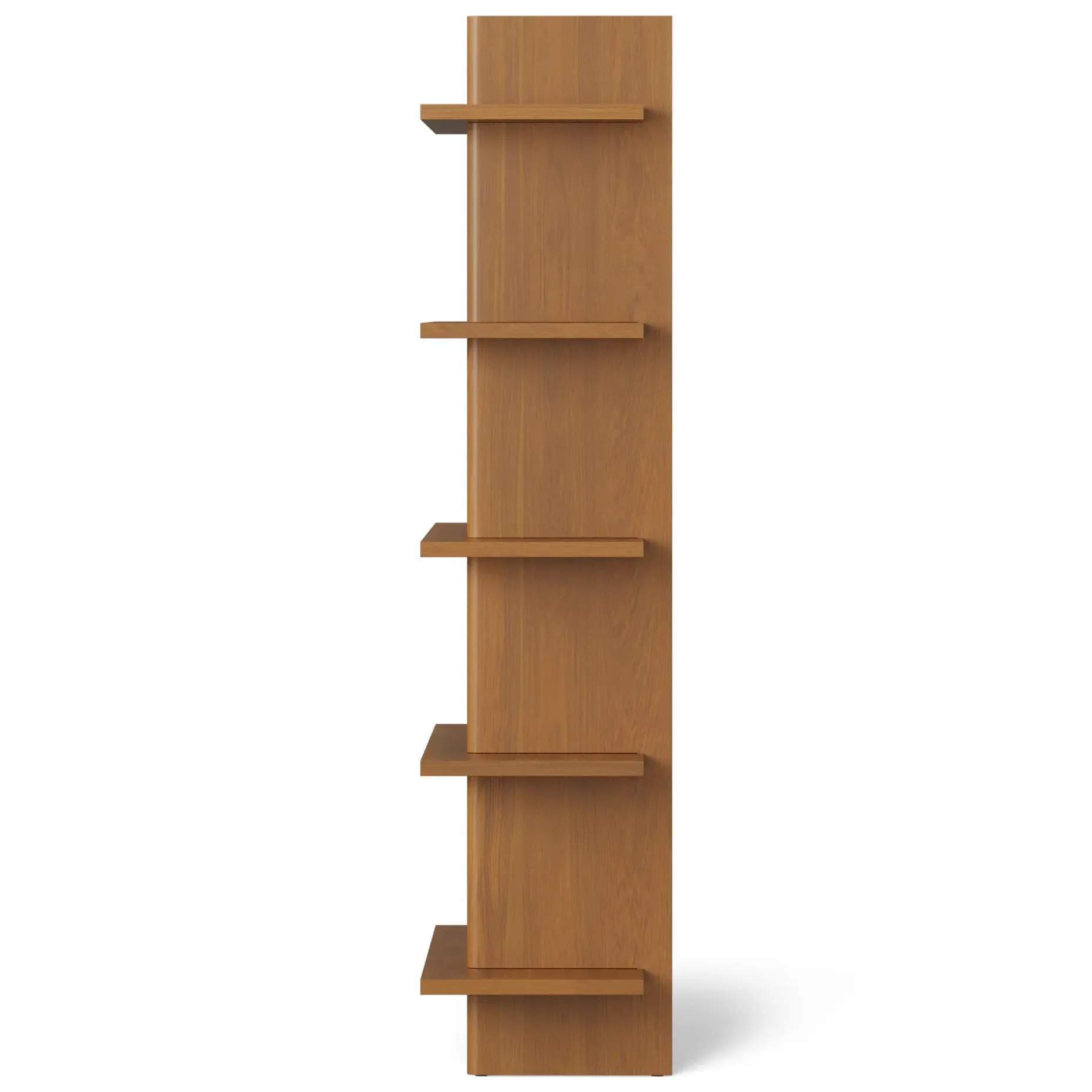 Torme 48" Bookcase, Tall - Smoked Oak