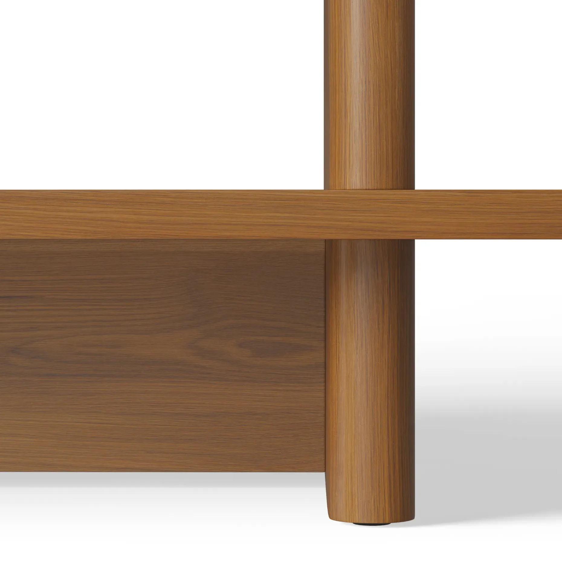 Torme 48" Bookcase, Tall - Smoked Oak