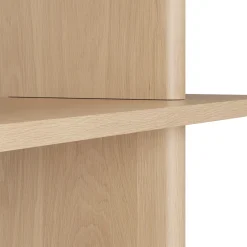 Torme 48" Bookcase, Tall - White Oak