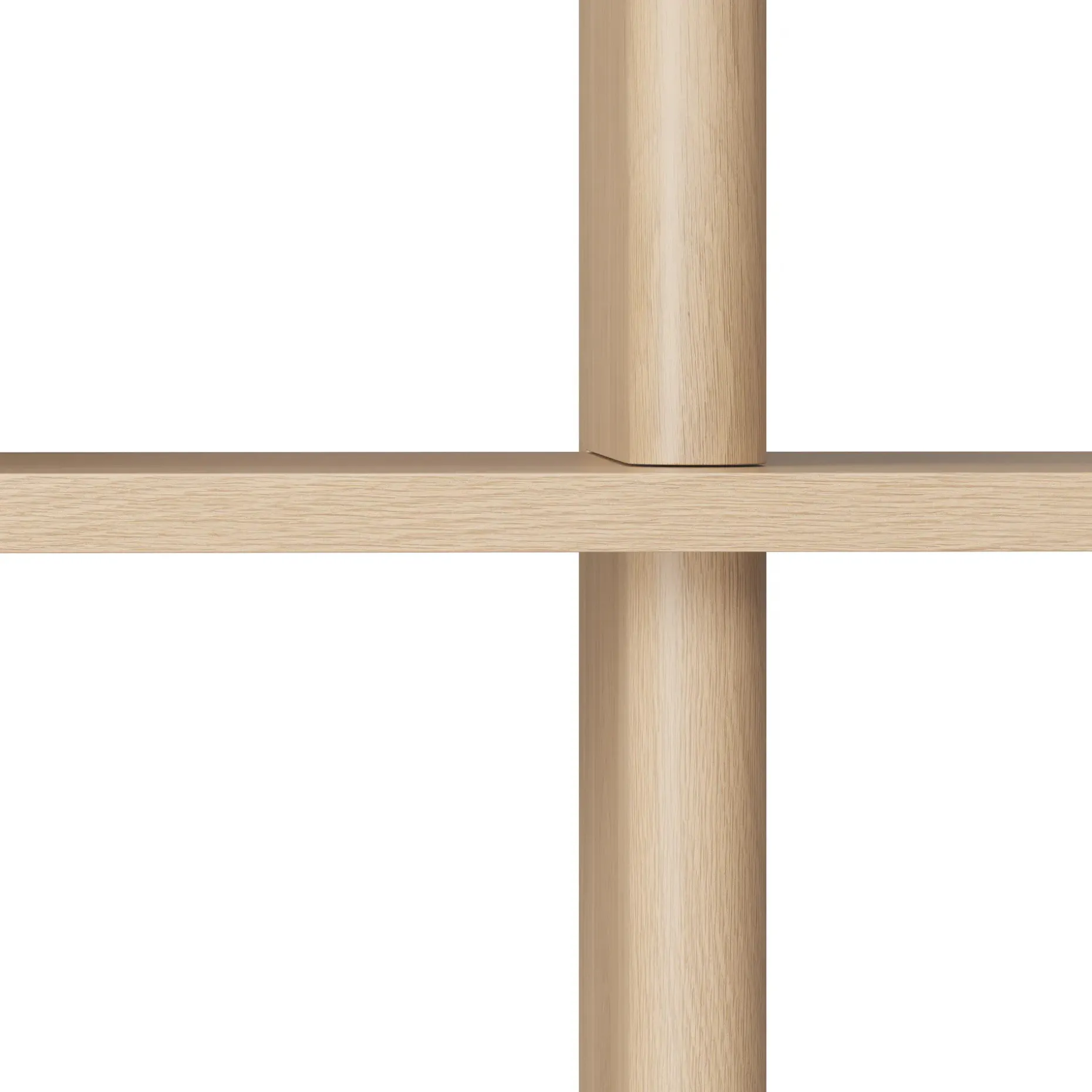Torme 48" Bookcase, Tall - White Oak