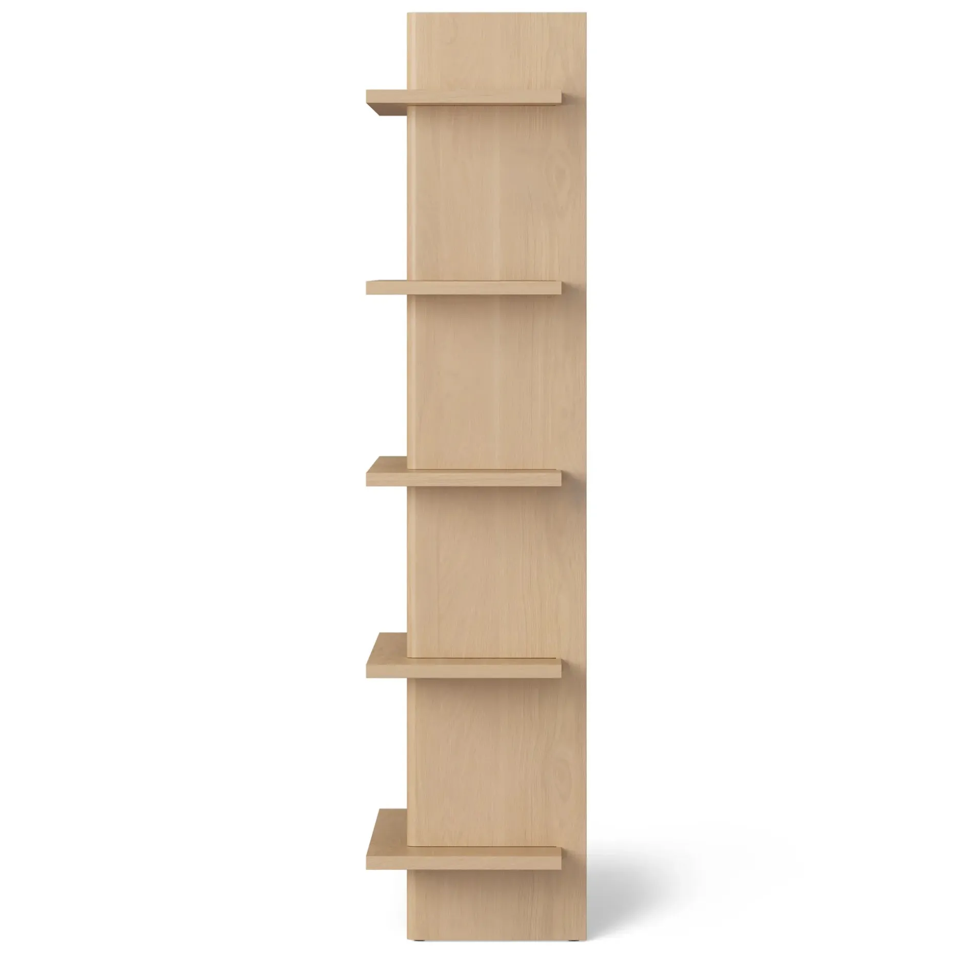 Torme 48" Bookcase, Tall - White Oak
