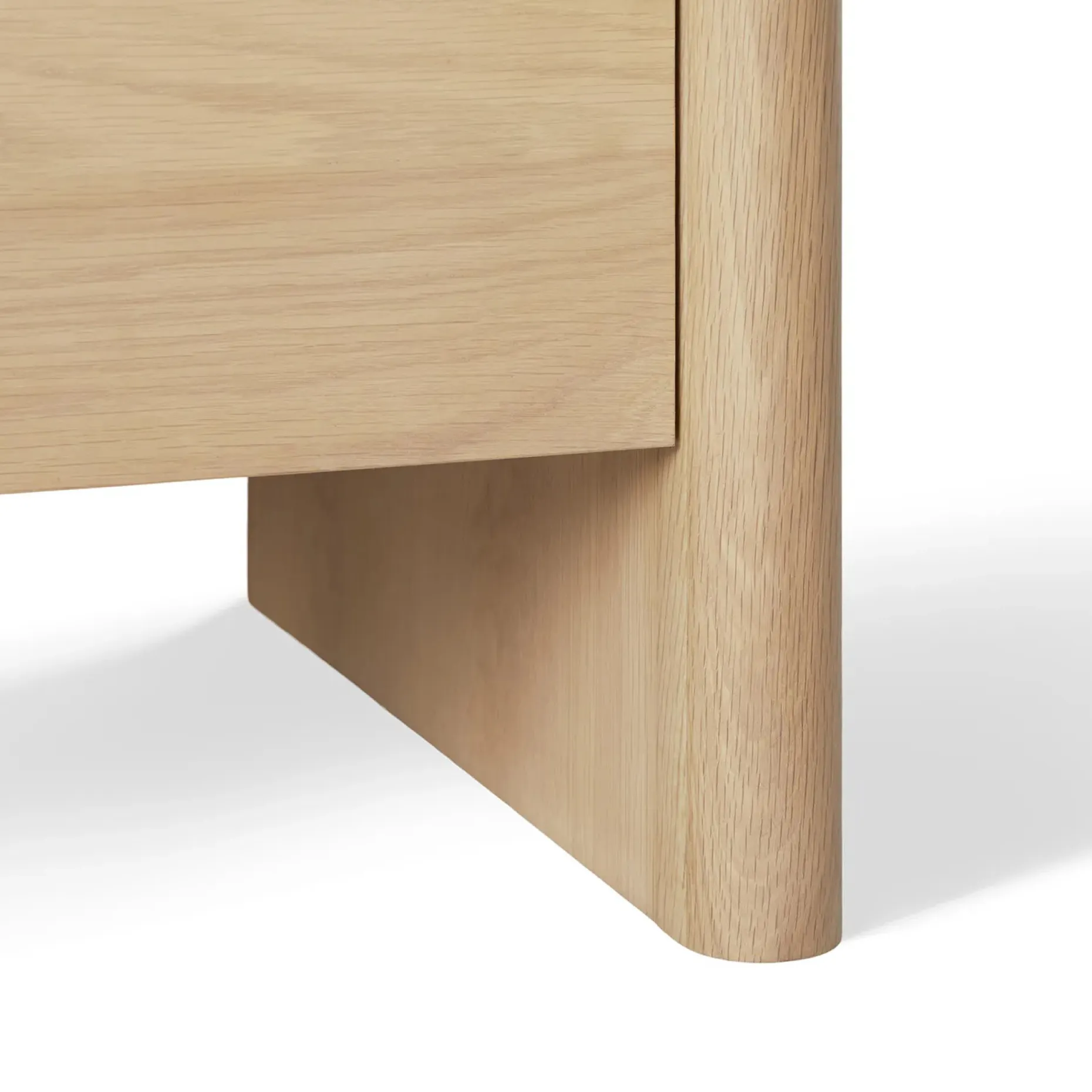 Torme 34" Bookcase with Storage, Tall - White Oak