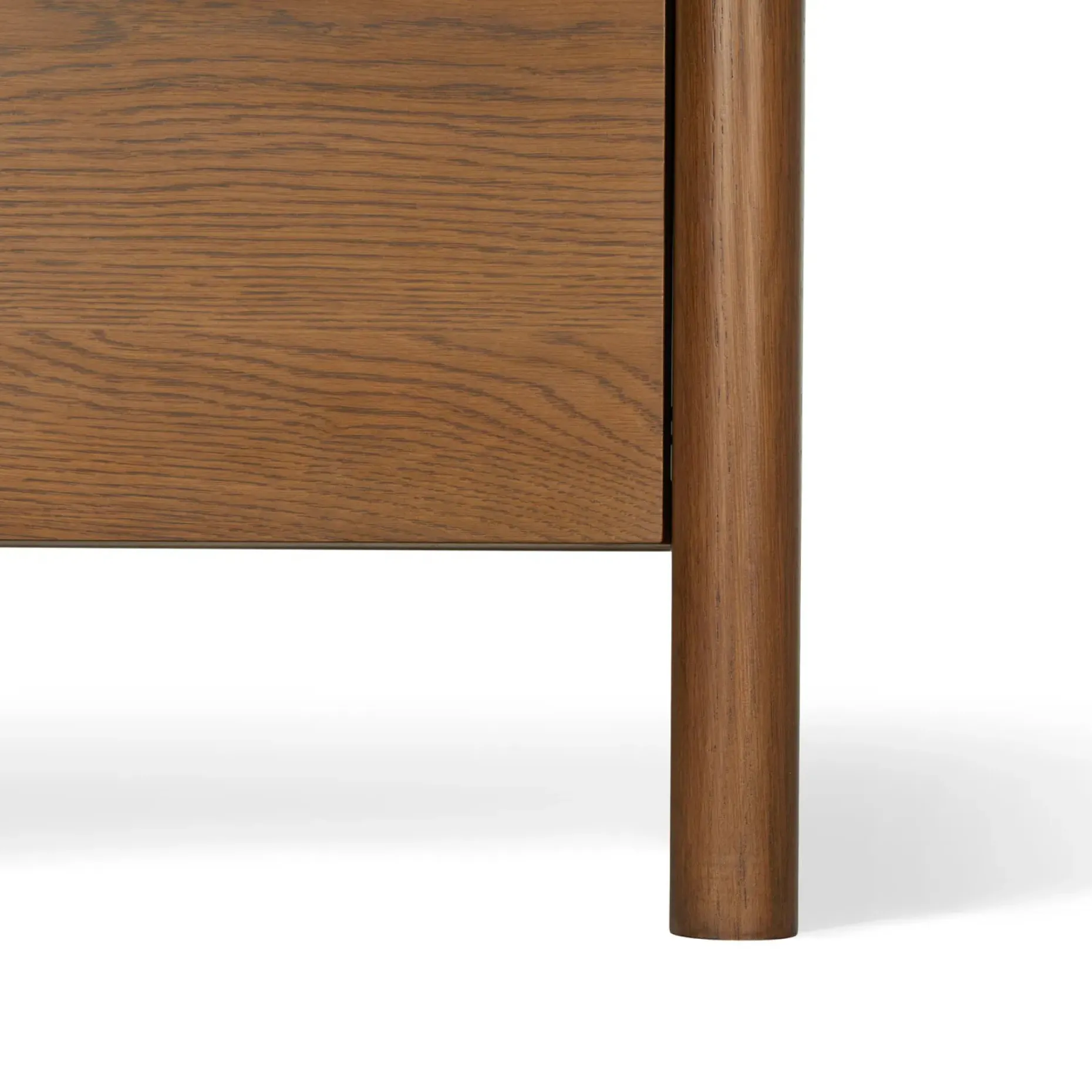 Torme 34" Bookcase with Storage, Tall - Smoked Oak