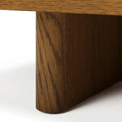 Torme 48" Console - Smoked Oak