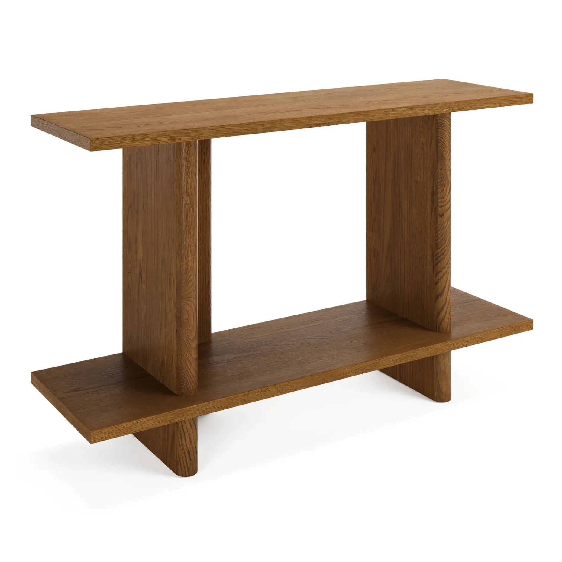Torme 48" Console - Smoked Oak