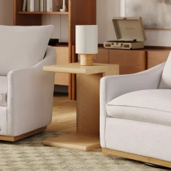 Torme C Side Table - White Oak