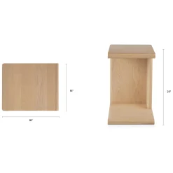 Torme C Side Table - White Oak