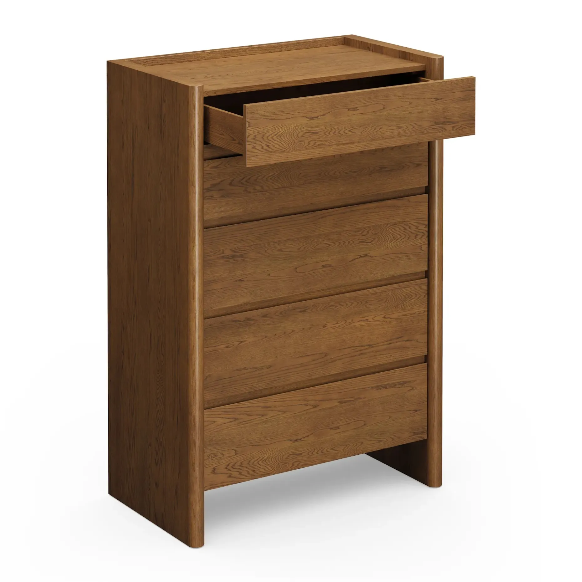 Torme 5-Drawer Chest - Smoked Oak