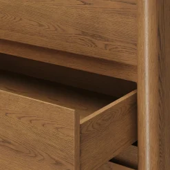 Torme 5-Drawer Chest - Smoked Oak