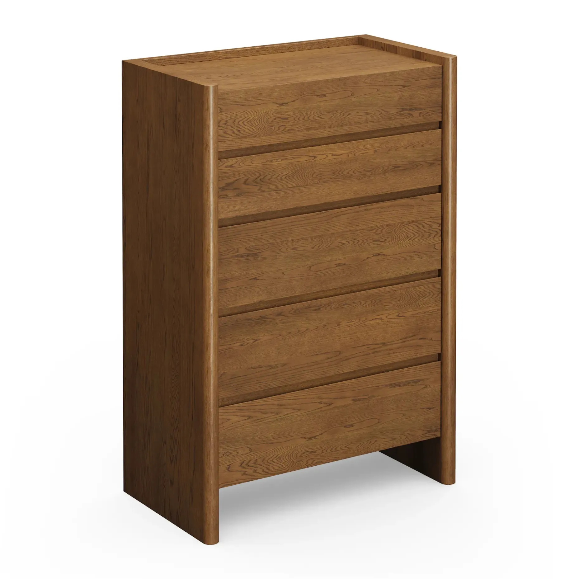 Torme 5-Drawer Chest - Smoked Oak