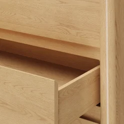 Torme 5-Drawer Chest - White Oak