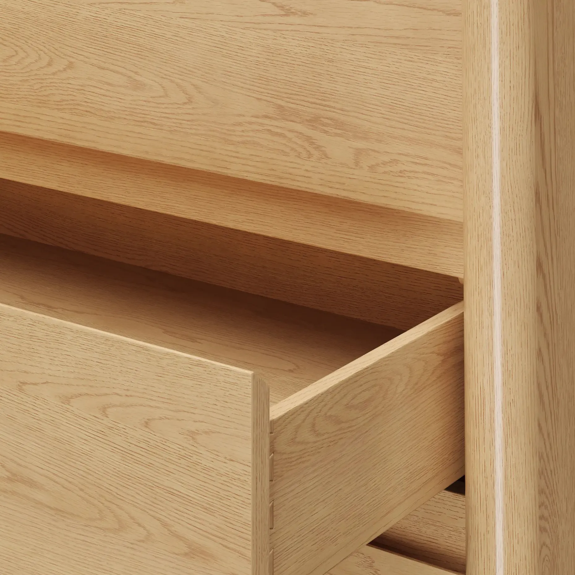 Torme 5-Drawer Chest - White Oak
