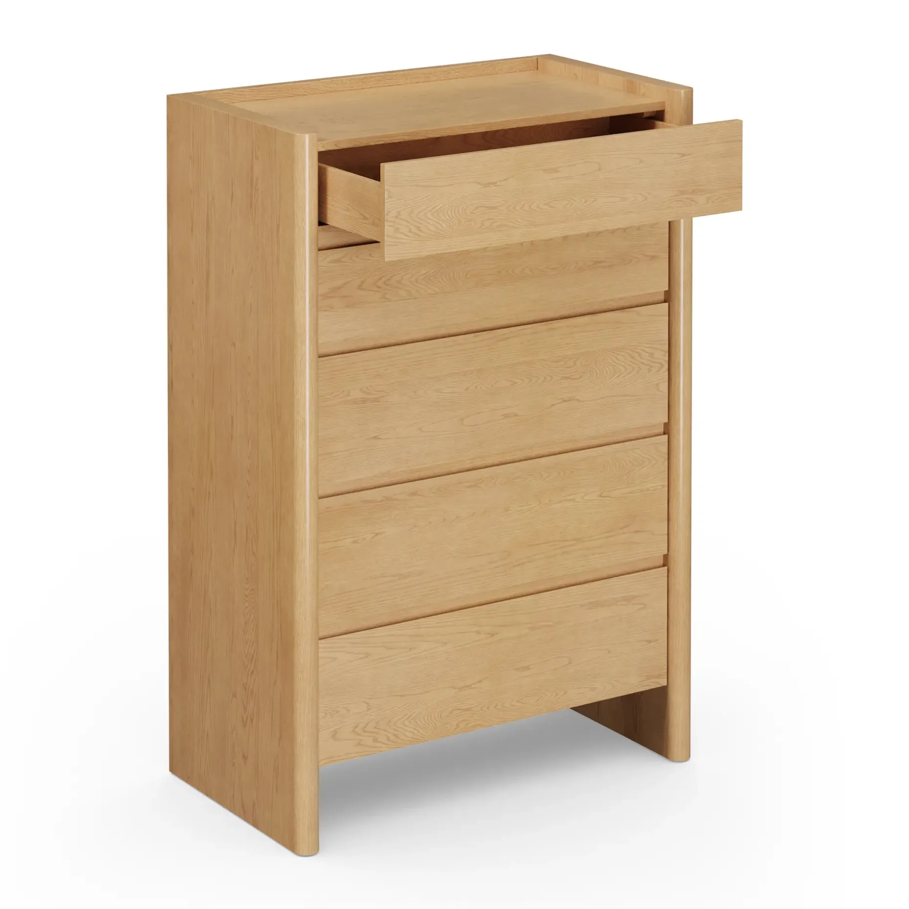 Torme 5-Drawer Chest - White Oak