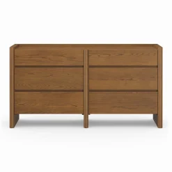 Torme 6-Drawer Double Dresser - Smoked Oak
