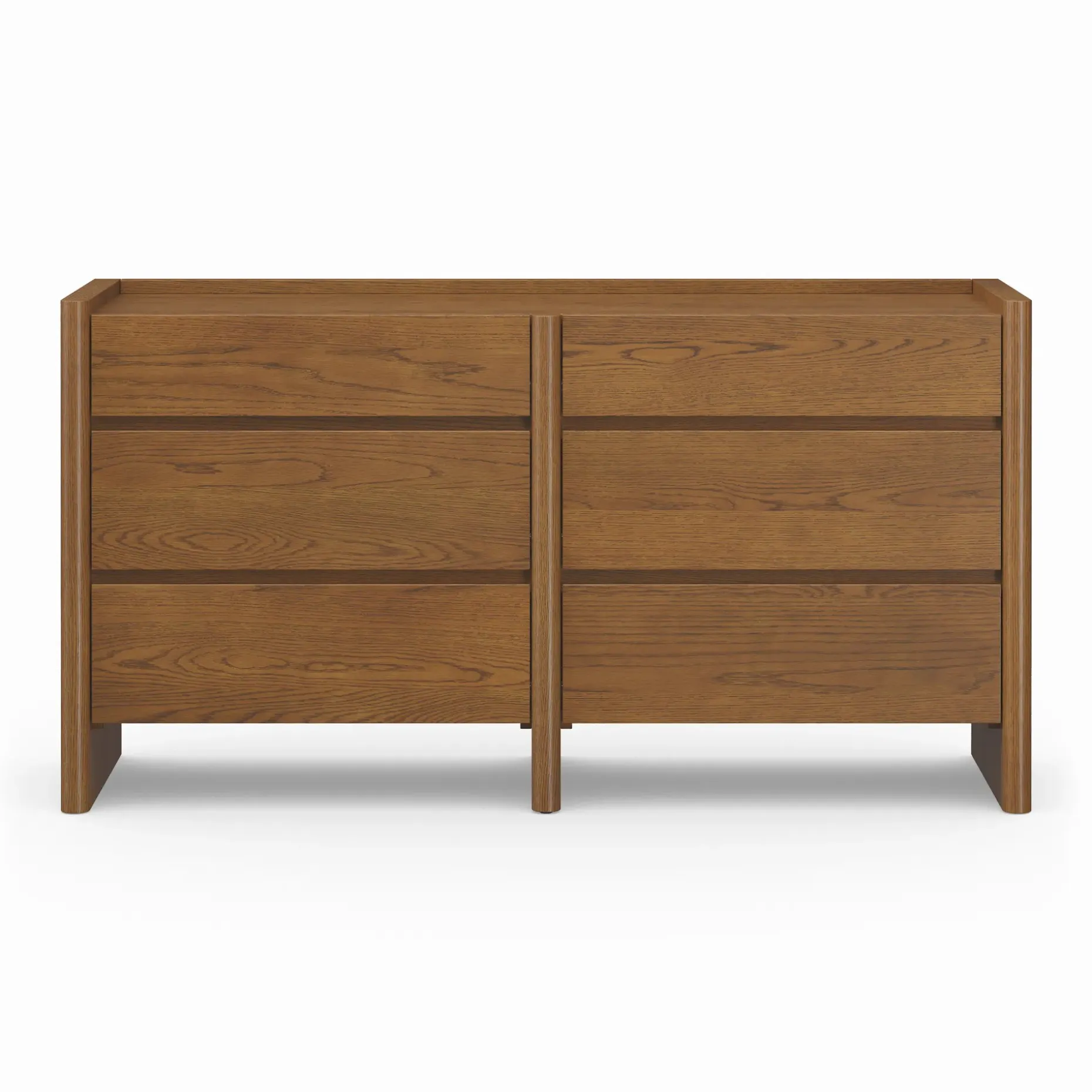 Torme 6-Drawer Double Dresser - Smoked Oak