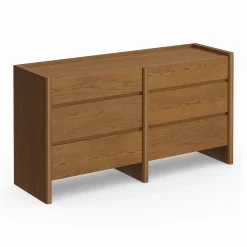 Torme 6-Drawer Double Dresser - Smoked Oak