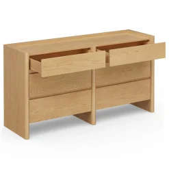 Torme 6-Drawer Double Dresser - White Oak