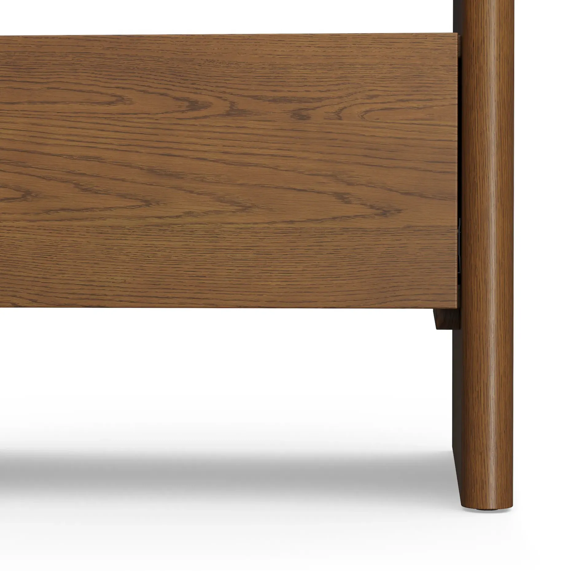Torme 1-Drawer Nightstand - Smoked Oak