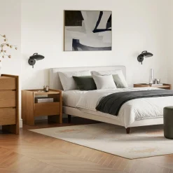 Torme 1-Drawer Nightstand - Smoked Oak