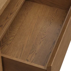 Torme 1-Drawer Nightstand - Smoked Oak