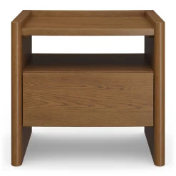 Torme 1-Drawer Nightstand - Smoked Oak