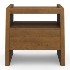 Torme 1-Drawer Nightstand - Smoked Oak