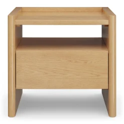 Torme 1-Drawer Nightstand - White Oak