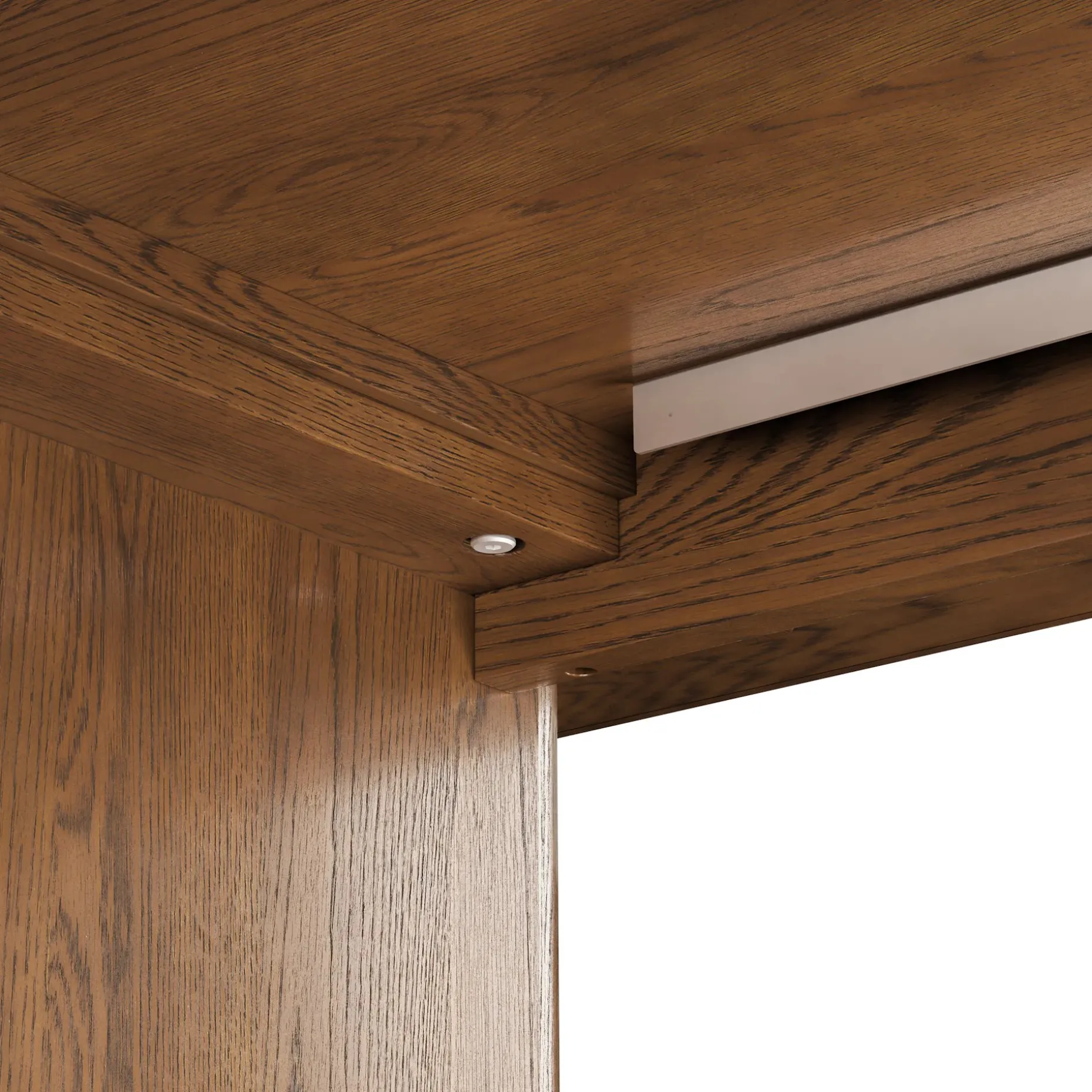 Torme 82.75" - 104.25" Extendable Dining Table - Smoked Oak