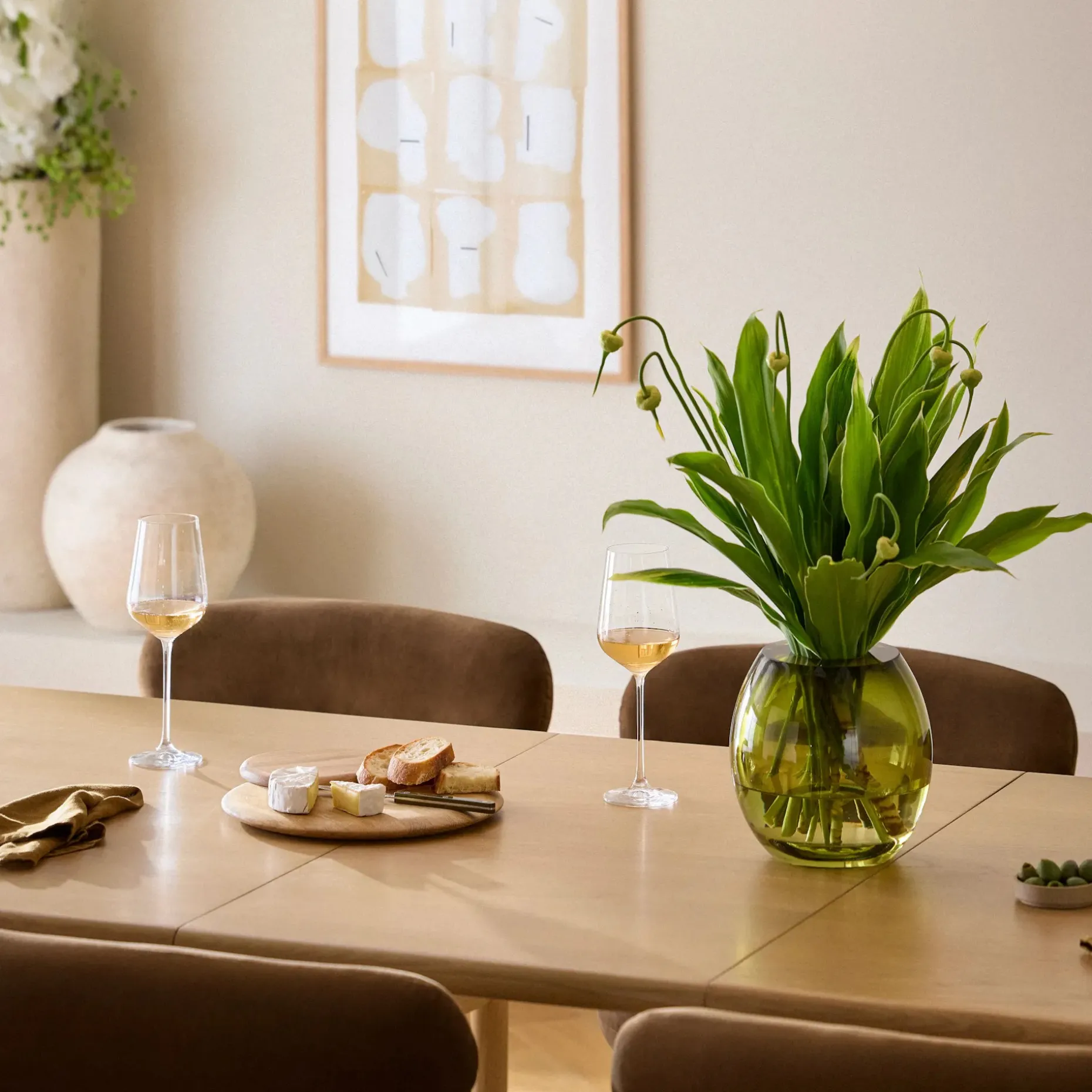 Torme 82.75" - 104.25" Extendable Dining Table - White Oak