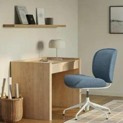 Torme 44" Height Adjustable Desk - White Oak