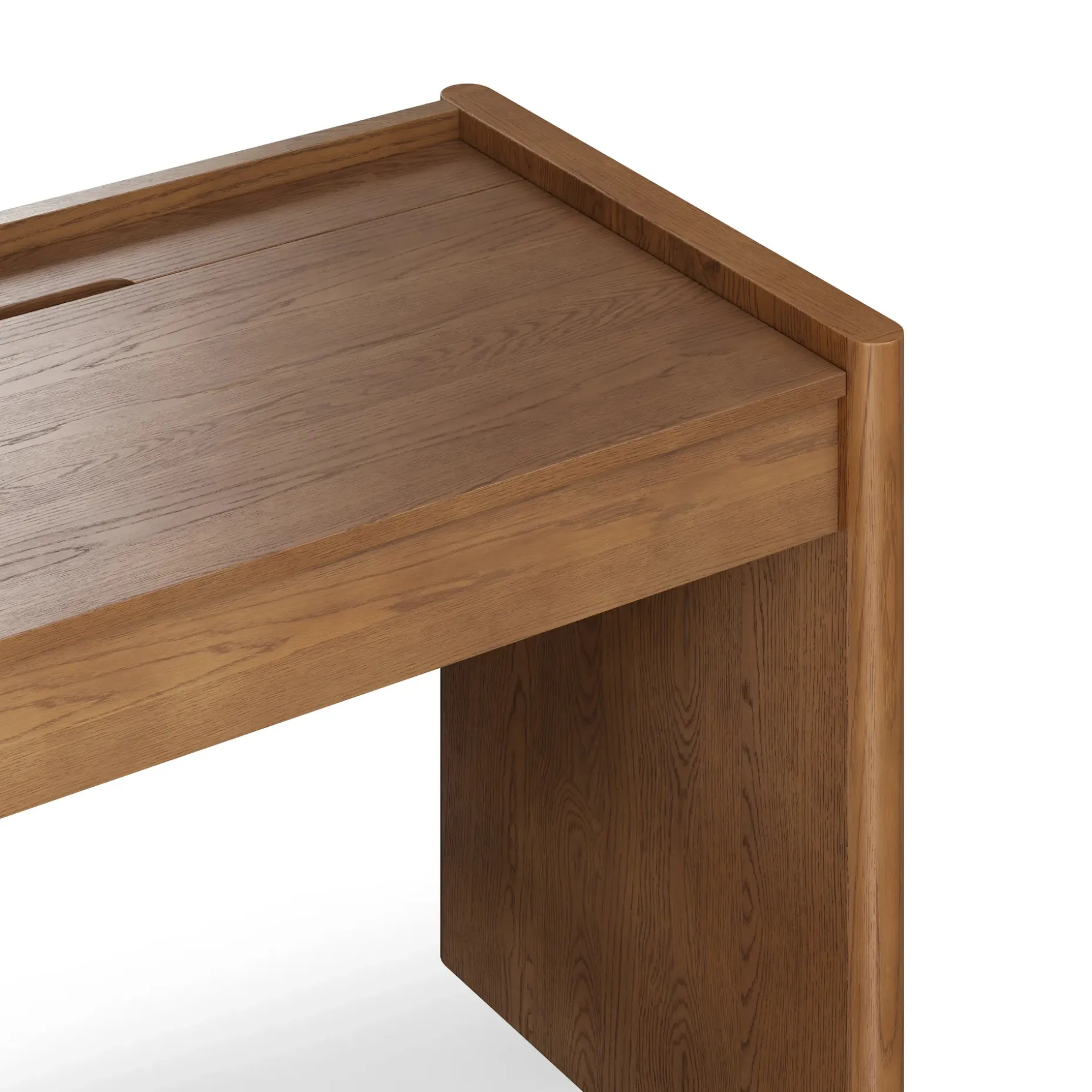Torme 44" Height Adjustable Desk - Smoked Oak