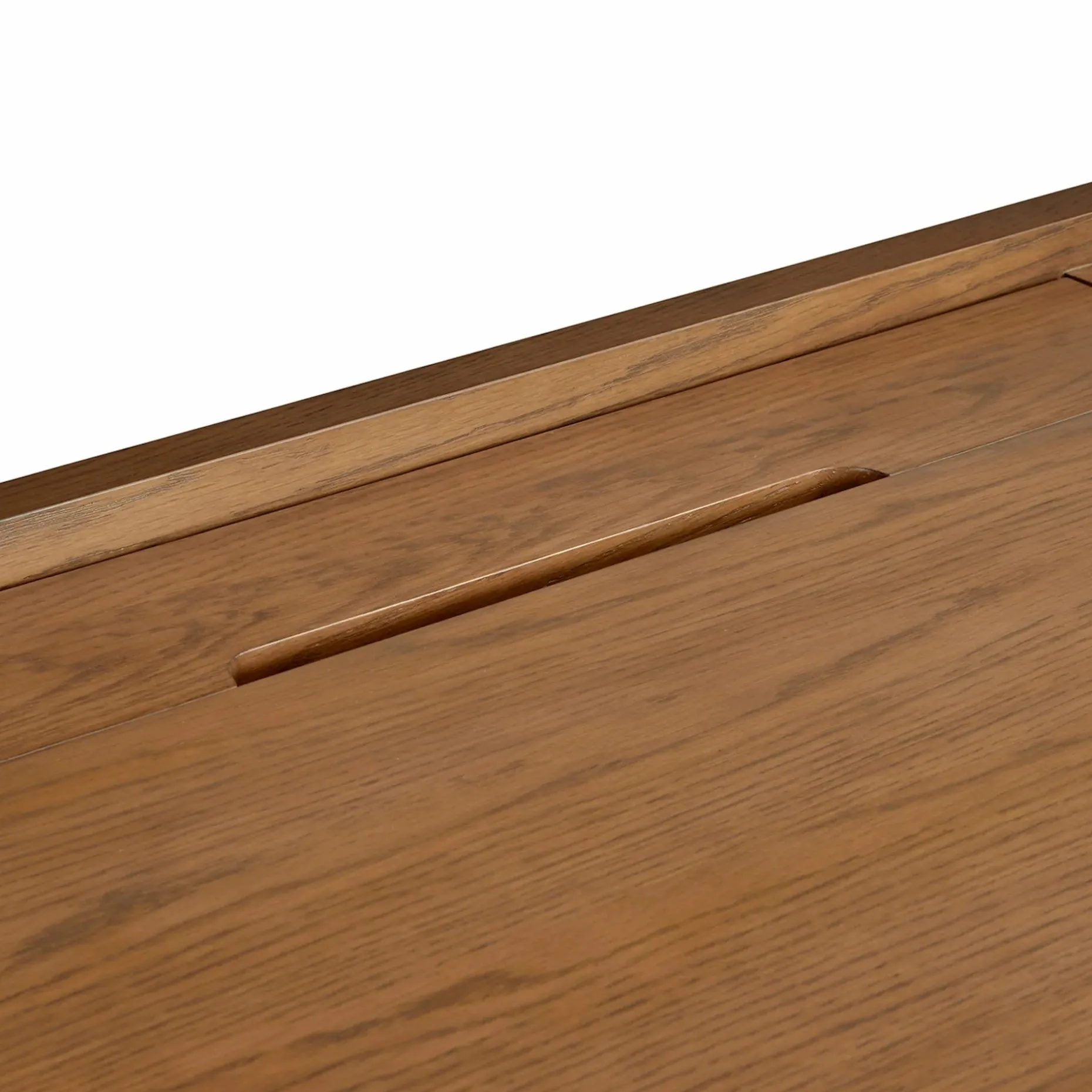 Torme L-Shape Desk Set - Smoked Oak