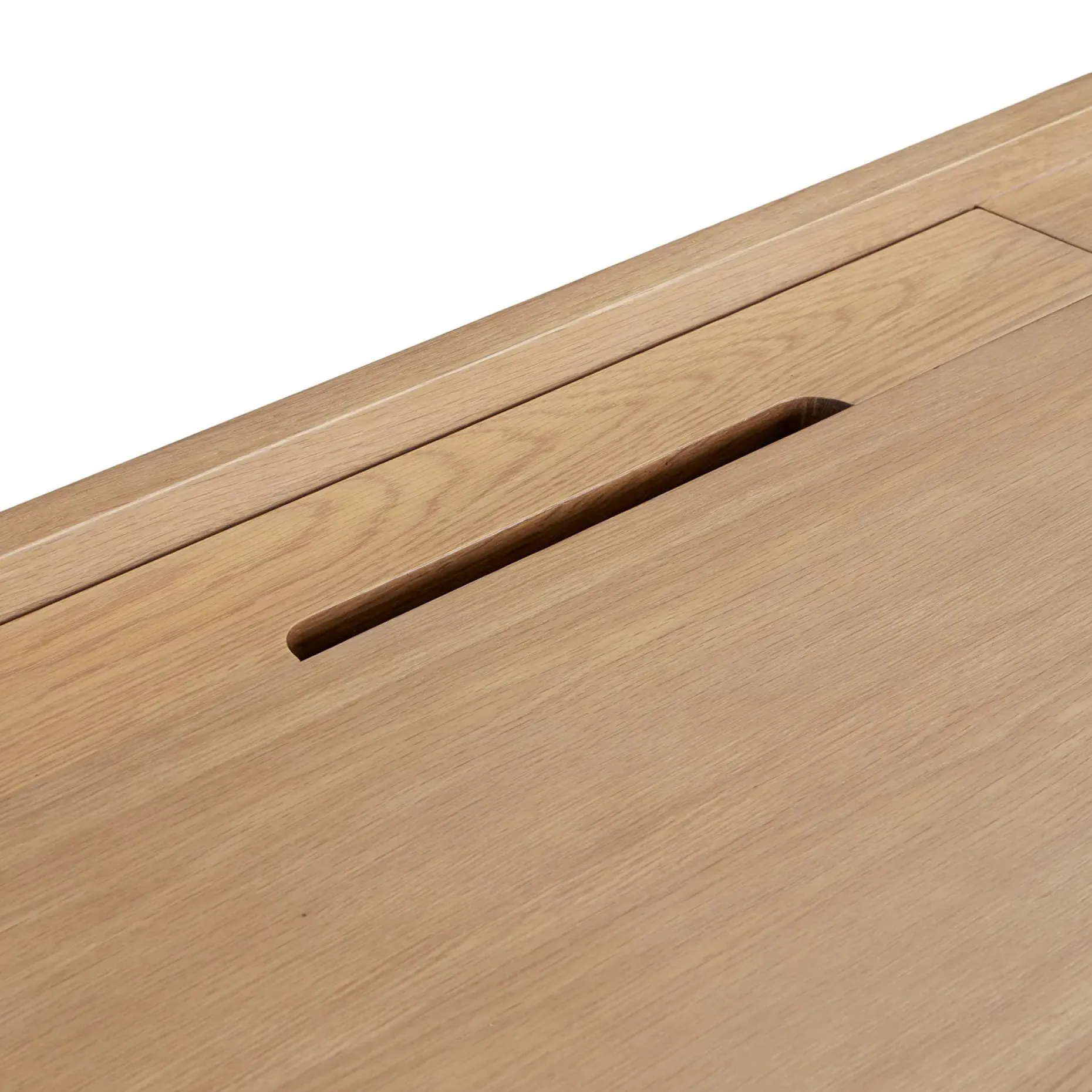 Torme L-Shape Desk Set - White Oak