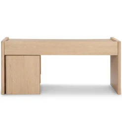 Torme L-Shape Desk Set - White Oak