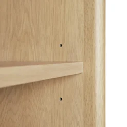 Torme 140" Media Storage Set - White Oak