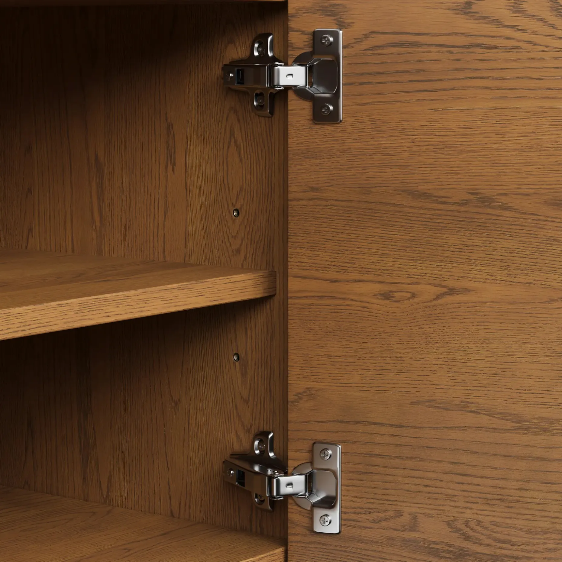 Torme 54" Media Unit - Smoked Oak