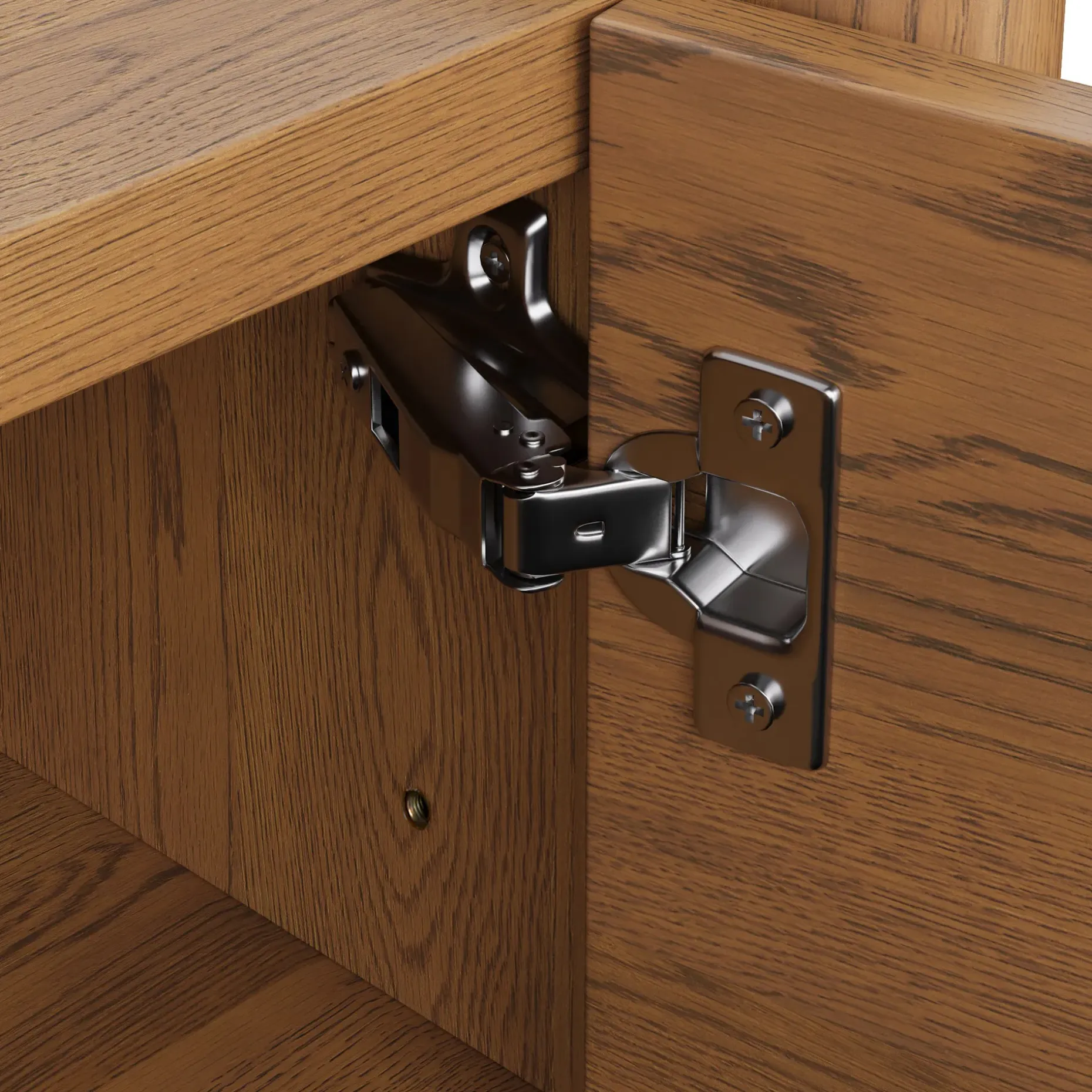 Torme 54" Media Unit - Smoked Oak