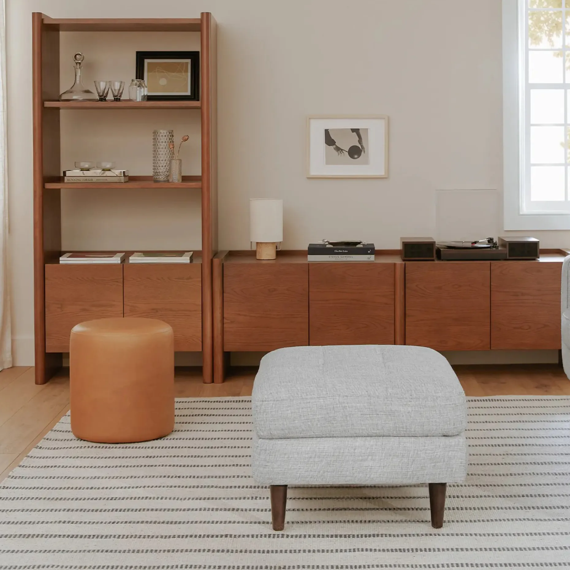Torme 72" Media Unit - Smoked Oak