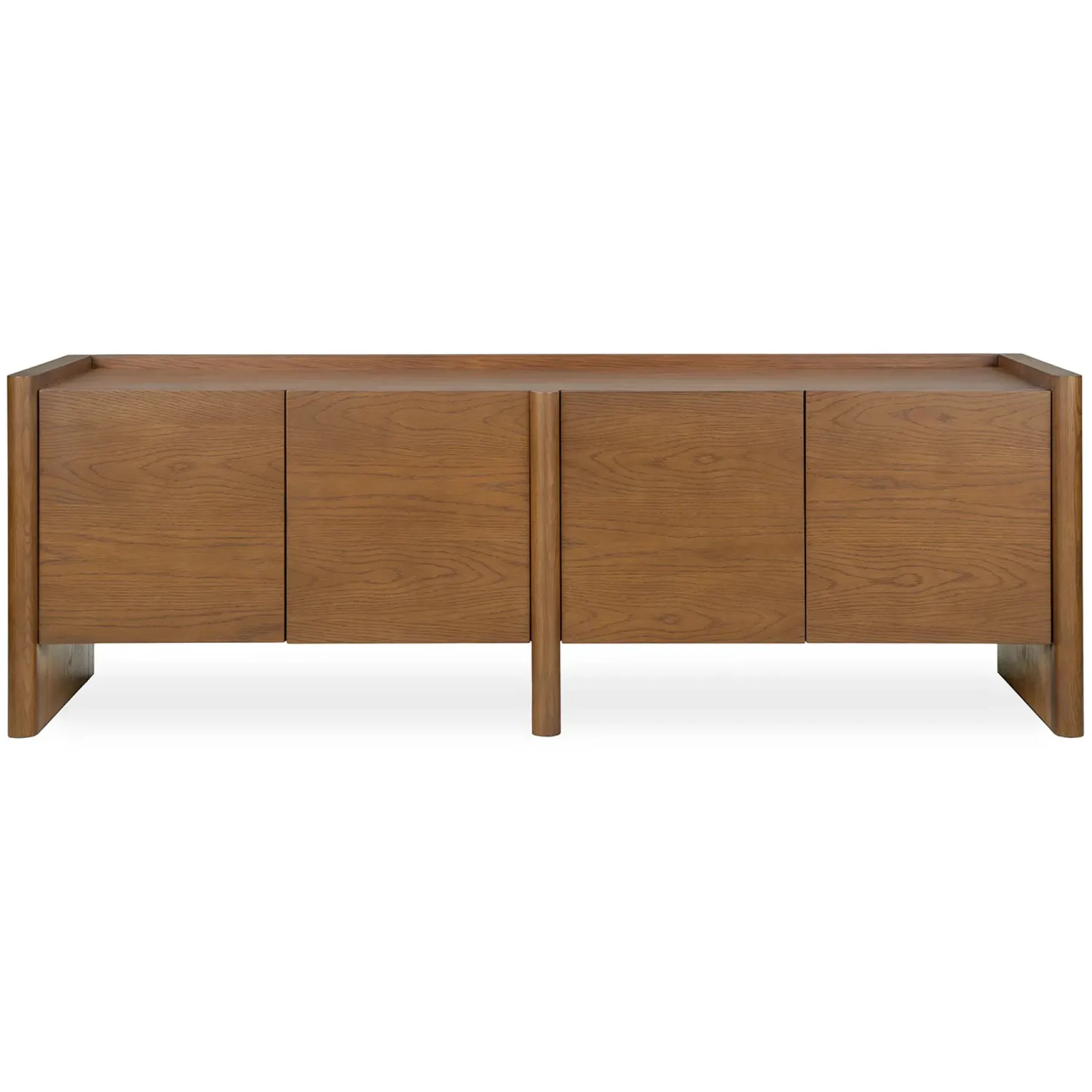 Torme 72" Media Unit - Smoked Oak