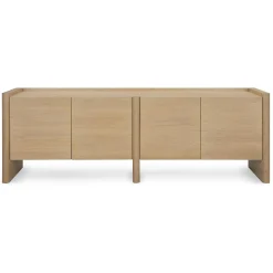 Torme 72" Media Unit - White Oak