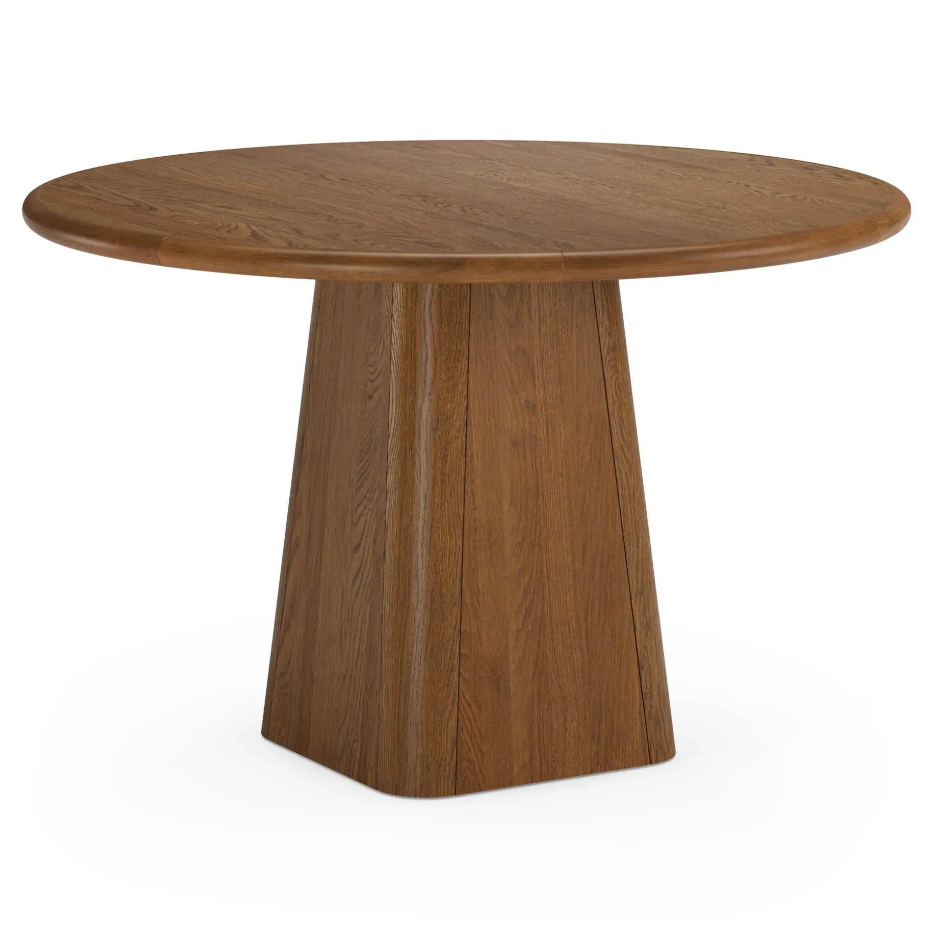 Torme 48" Round Dining Table - Smoked Oak