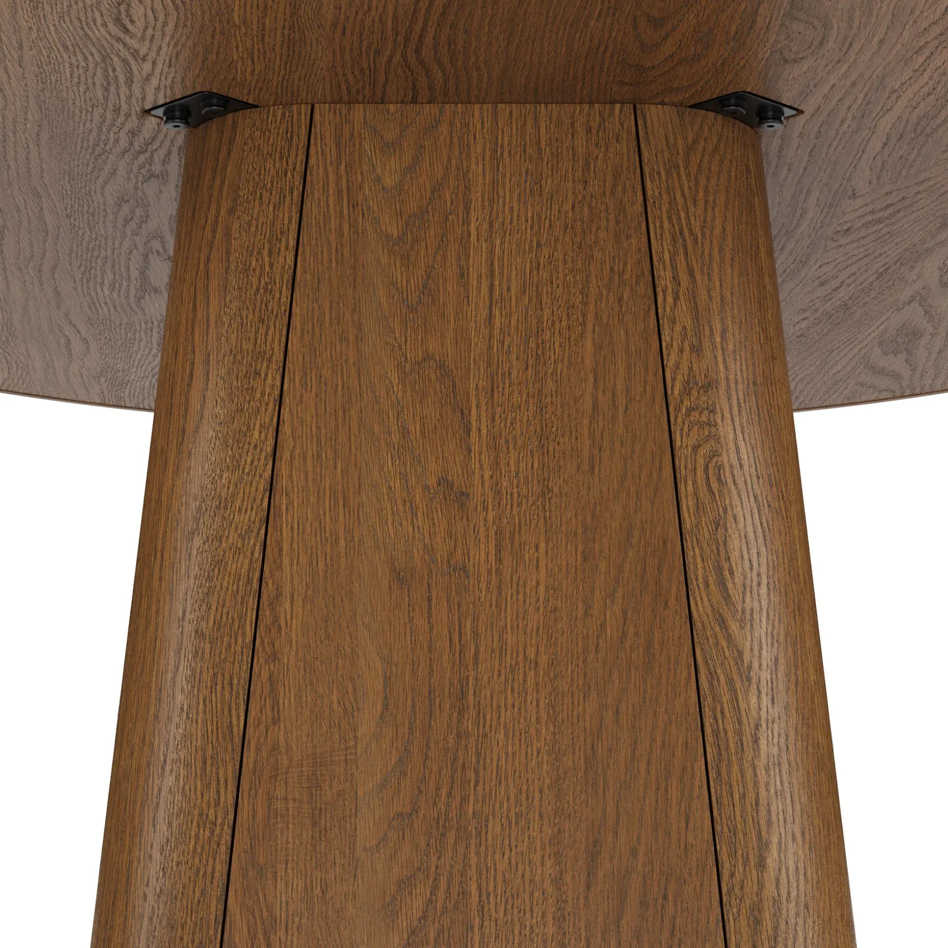 Torme 48" Round Dining Table - Smoked Oak