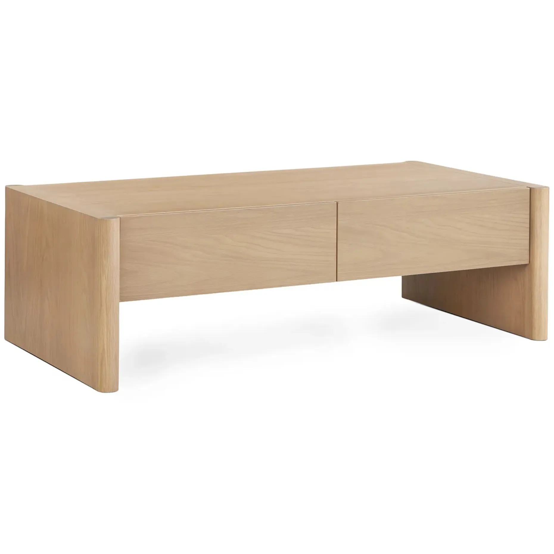 Torme 48" Storage Coffee Table - White Oak