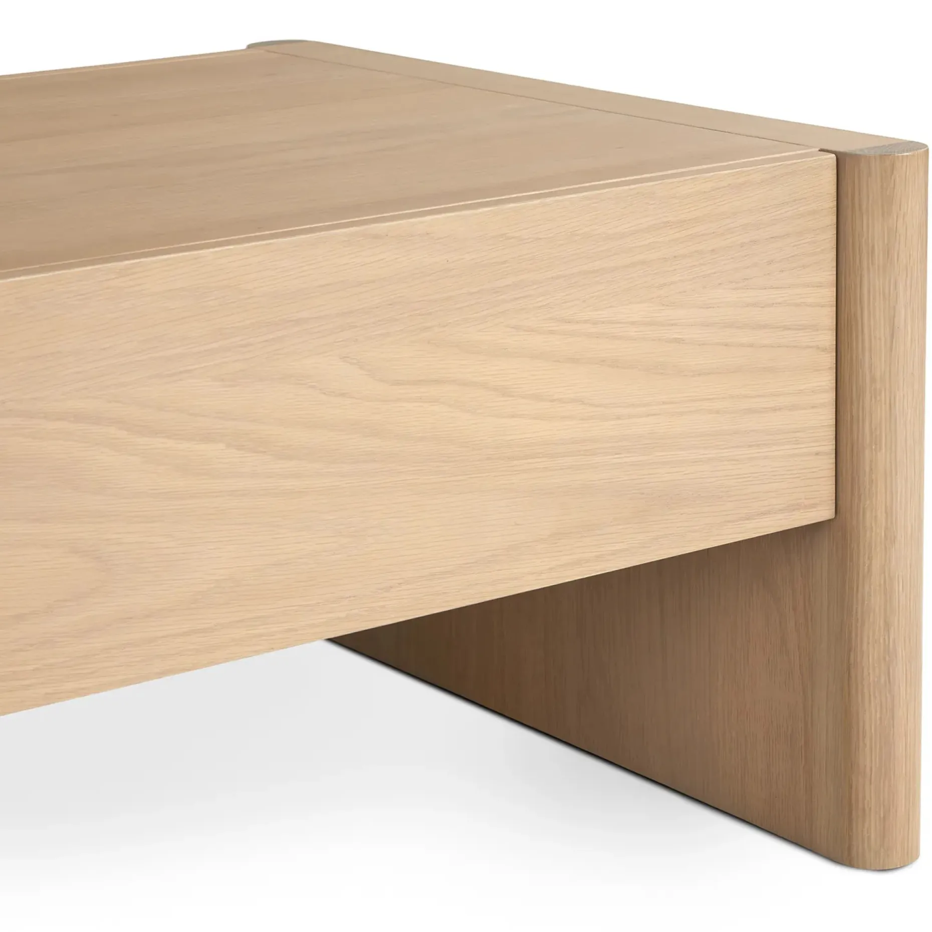 Torme 48" Storage Coffee Table - White Oak