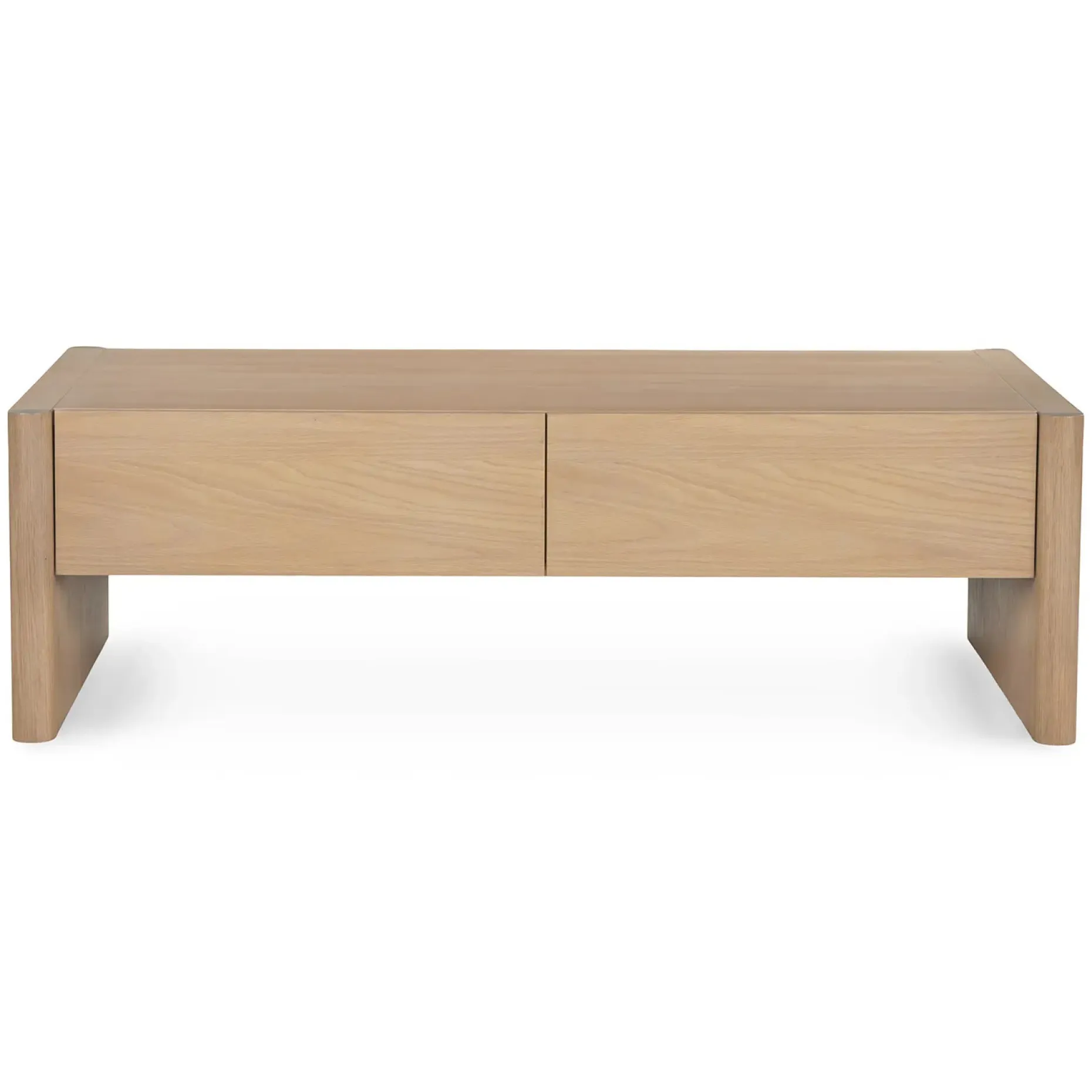 Torme 48" Storage Coffee Table - White Oak