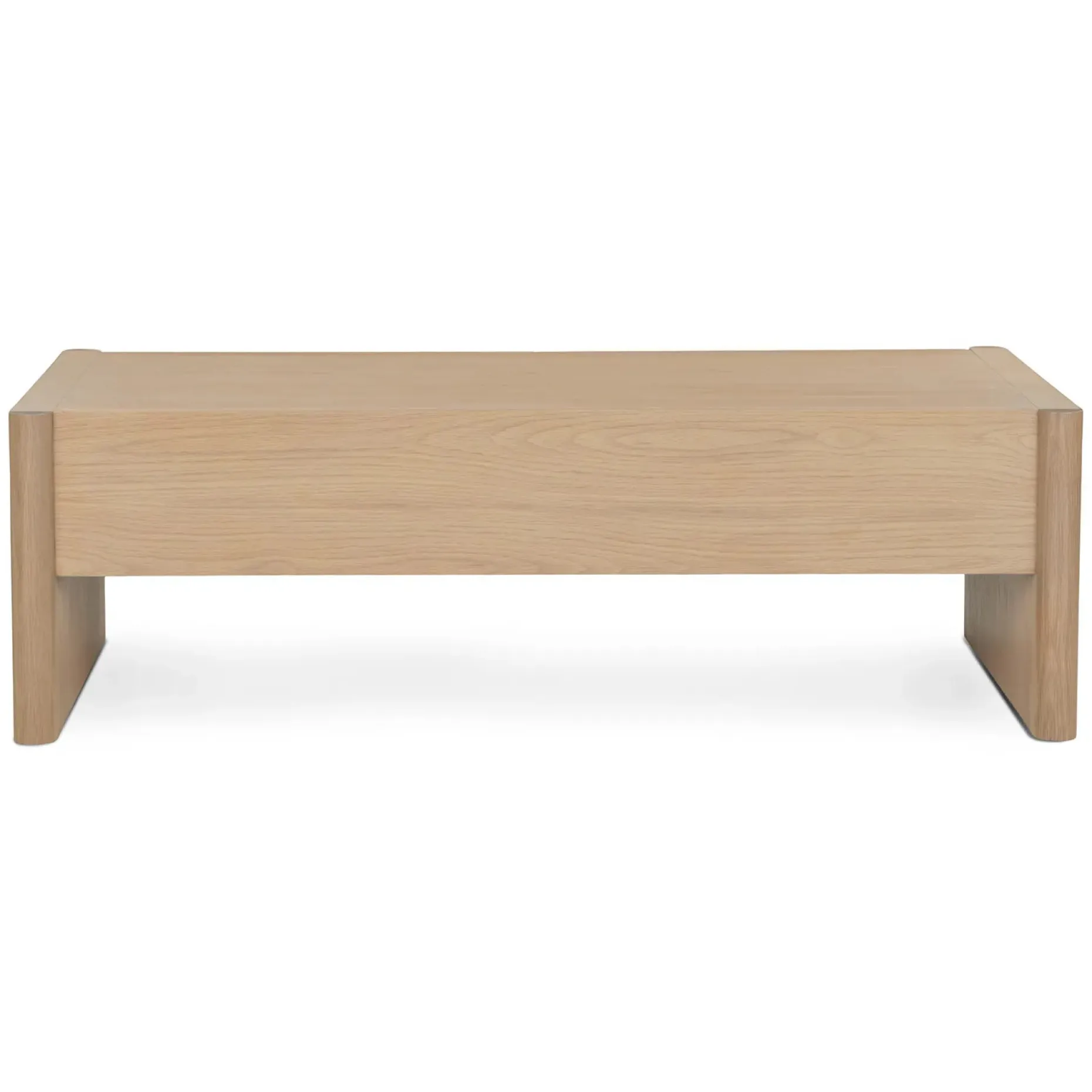Torme 48" Storage Coffee Table - White Oak