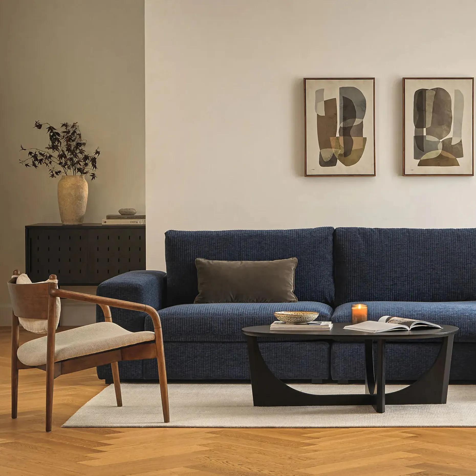 Tovi 42.5" Coffee Table - Black