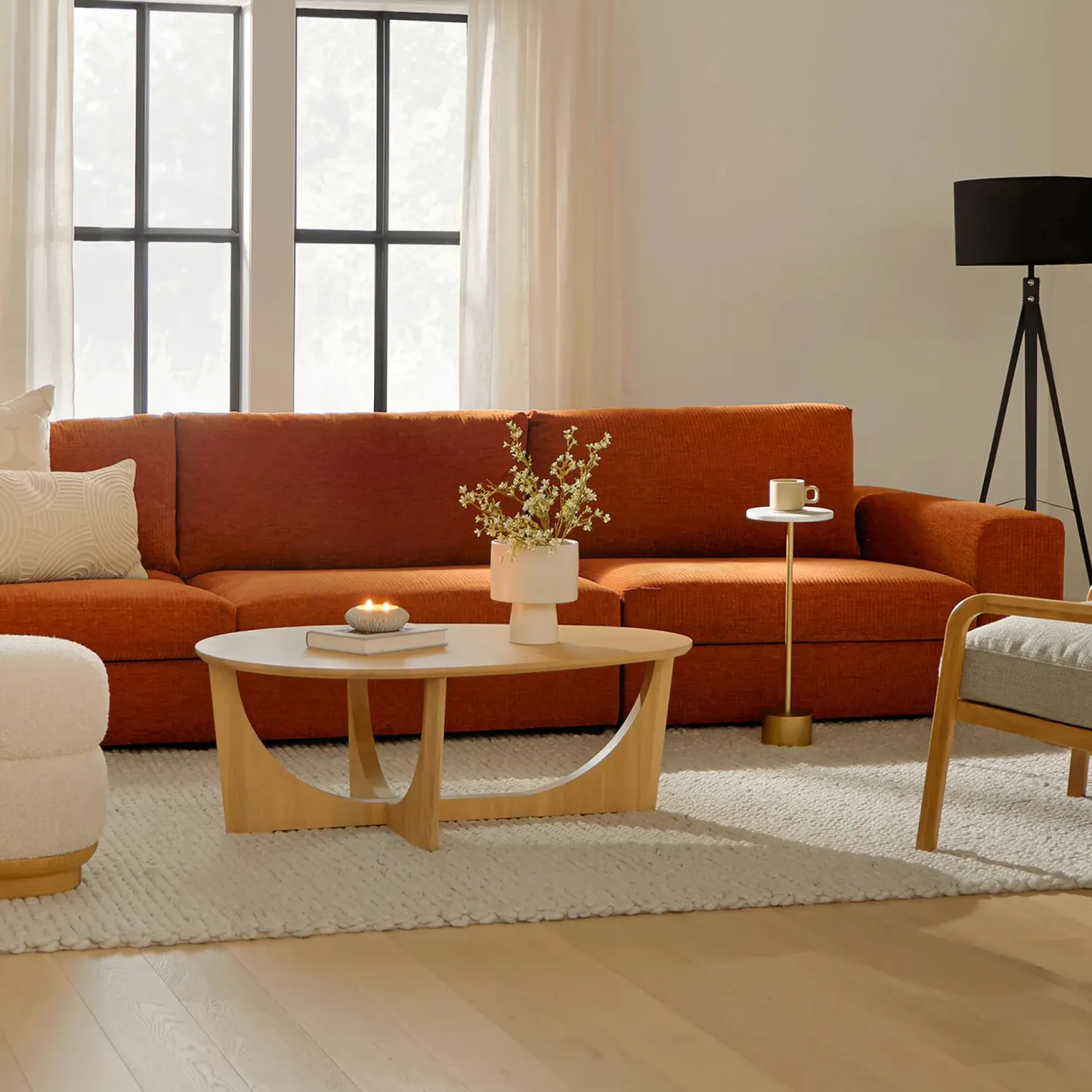 Tovi 42.5" Coffee Table - Oak