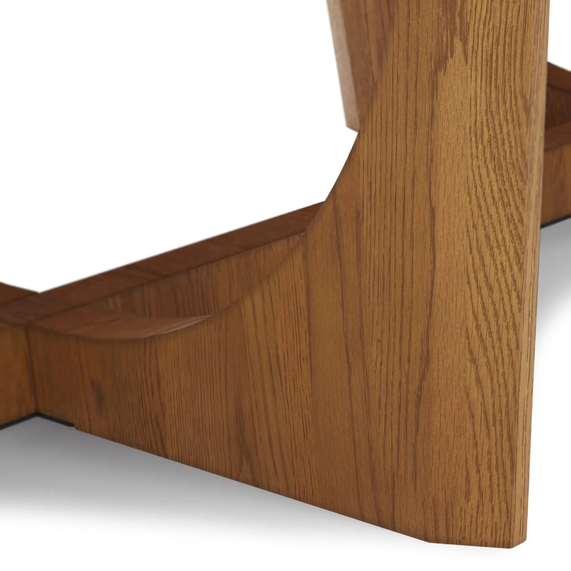 Tovi 55" Rectangular Coffee Table - Smoked Oak