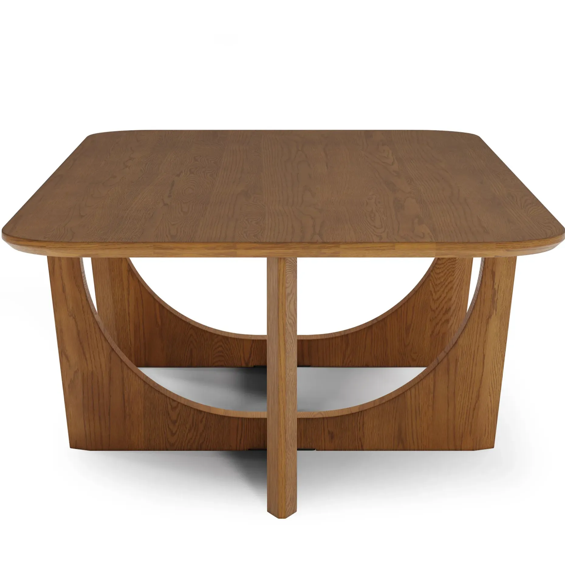 Tovi 55" Rectangular Coffee Table - Smoked Oak